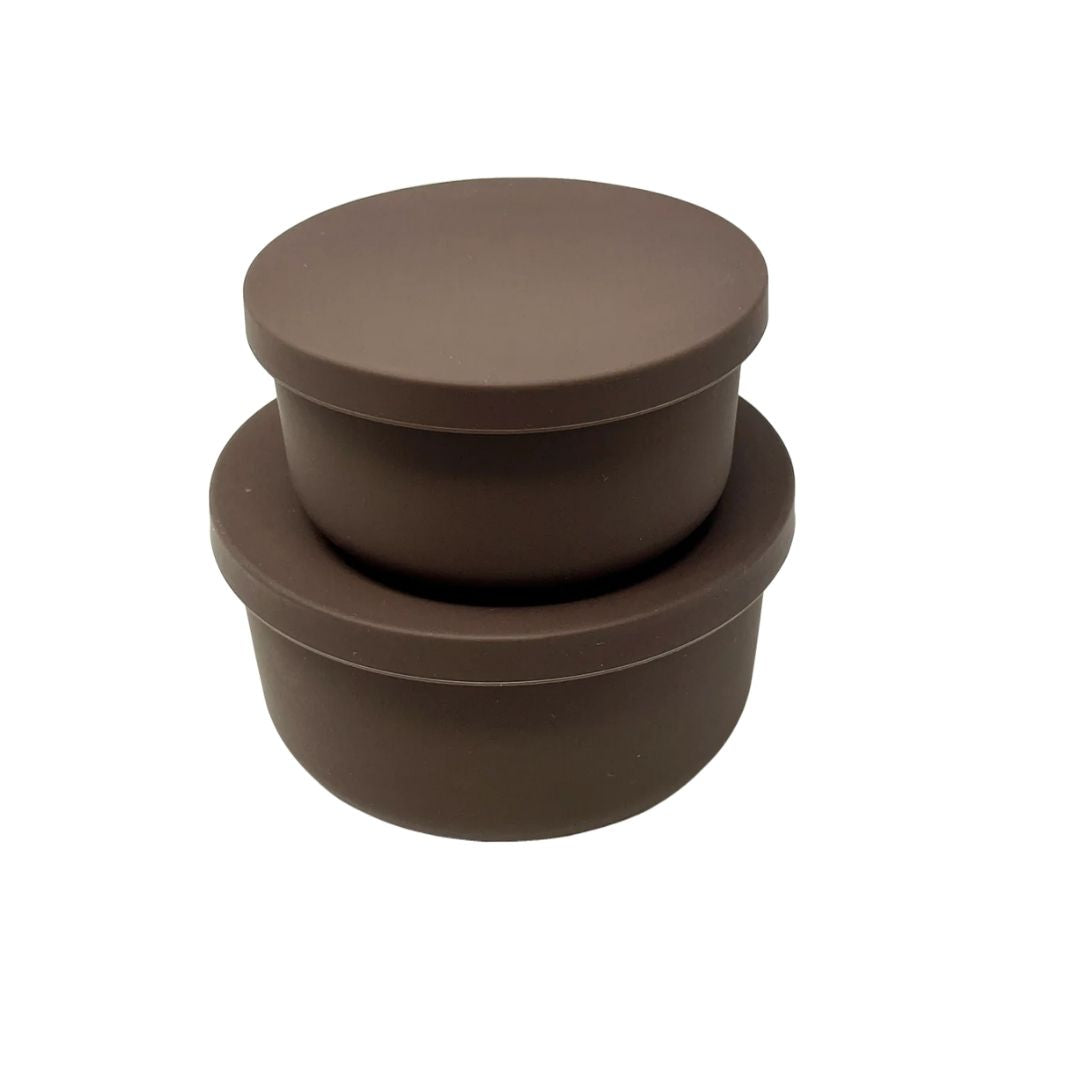 Round Silicone Container Set - Medium & Large