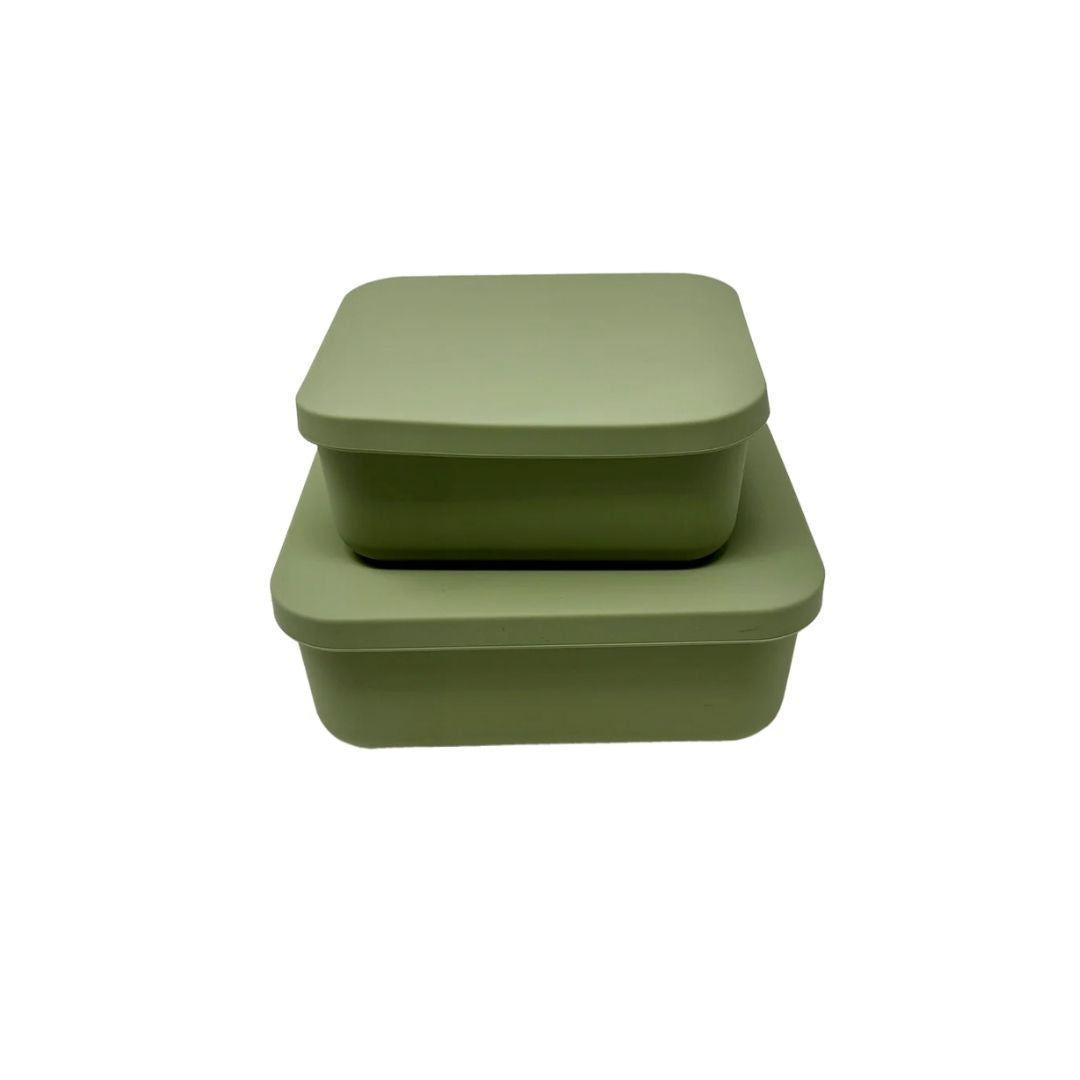 Rectangular Silicone Container Set - Medium &amp; Large