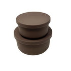 Round Silicone Container Set - Medium & Large (Full Box – 1 x 6 pcs)
