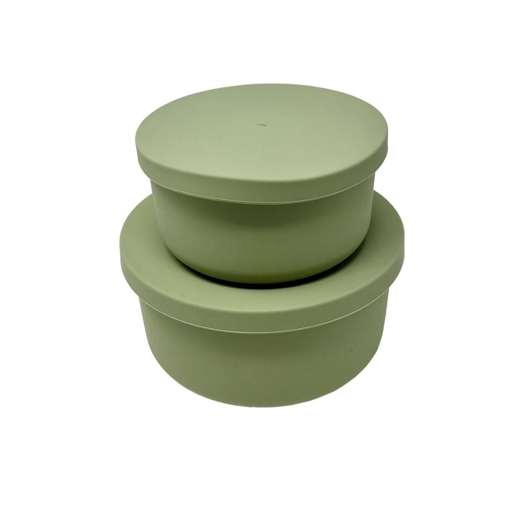 Round Silicone Container Set - Medium &amp; Large