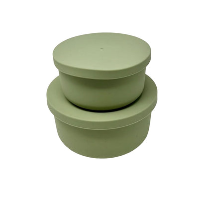 Round Silicone Container Set - Medium &amp; Large