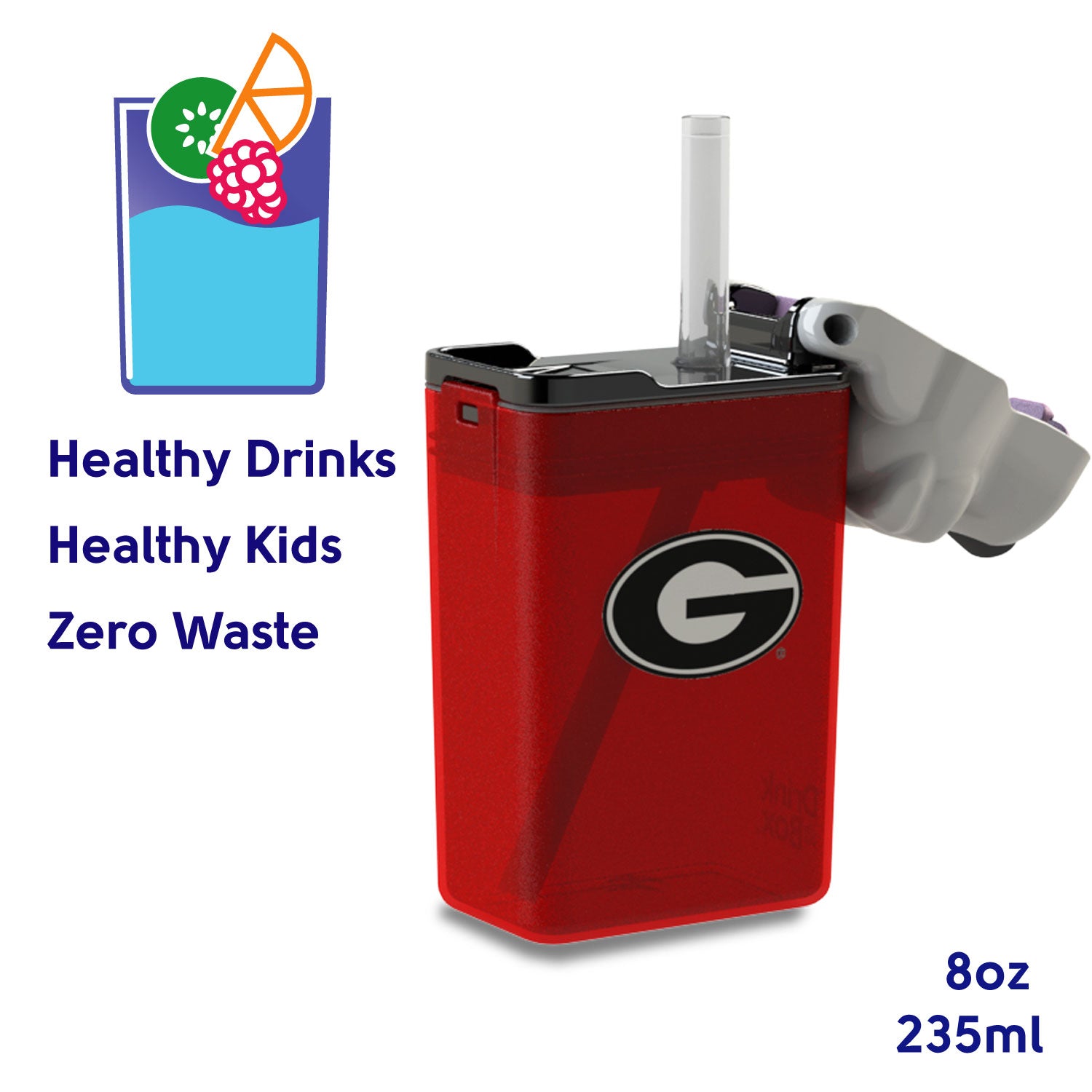 Collegiate Drink in the Box 2 FunTops (12 &amp; 8 oz)