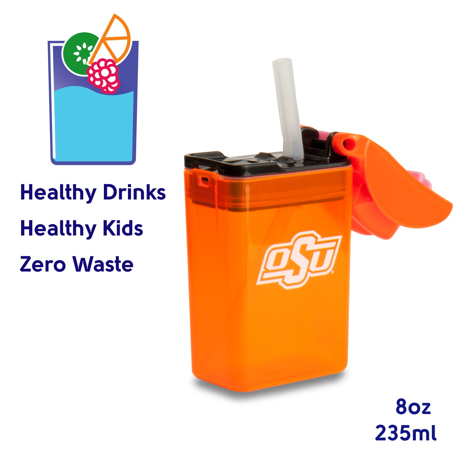 Collegiate Drink in the Box 2 FunTops (12 &amp; 8 oz)