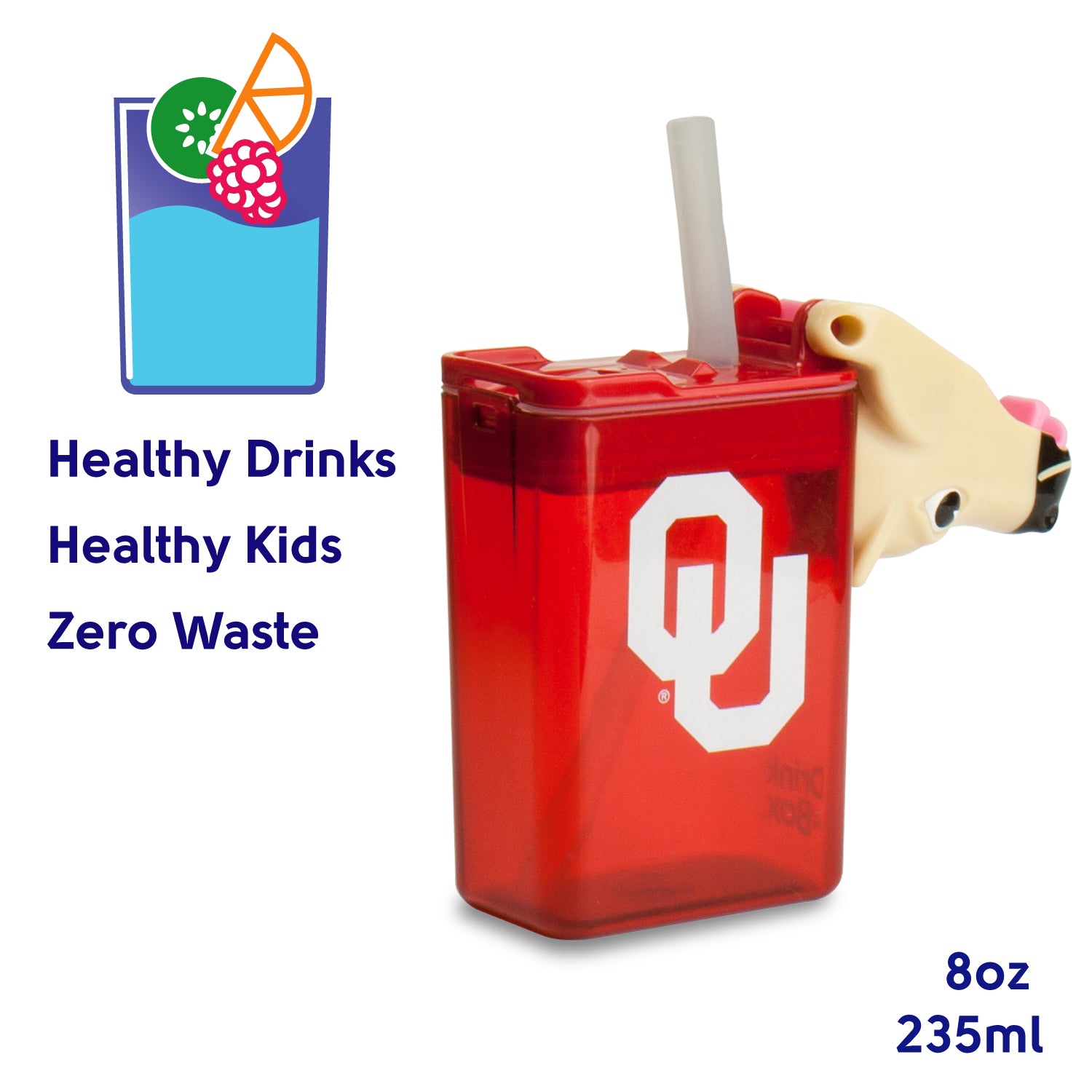Collegiate Drink in the Box 2 FunTops (12 &amp; 8 oz)