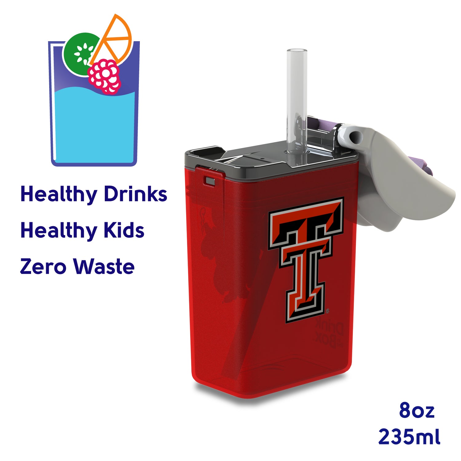 Collegiate Drink in the Box 2 FunTops (12 &amp; 8 oz)