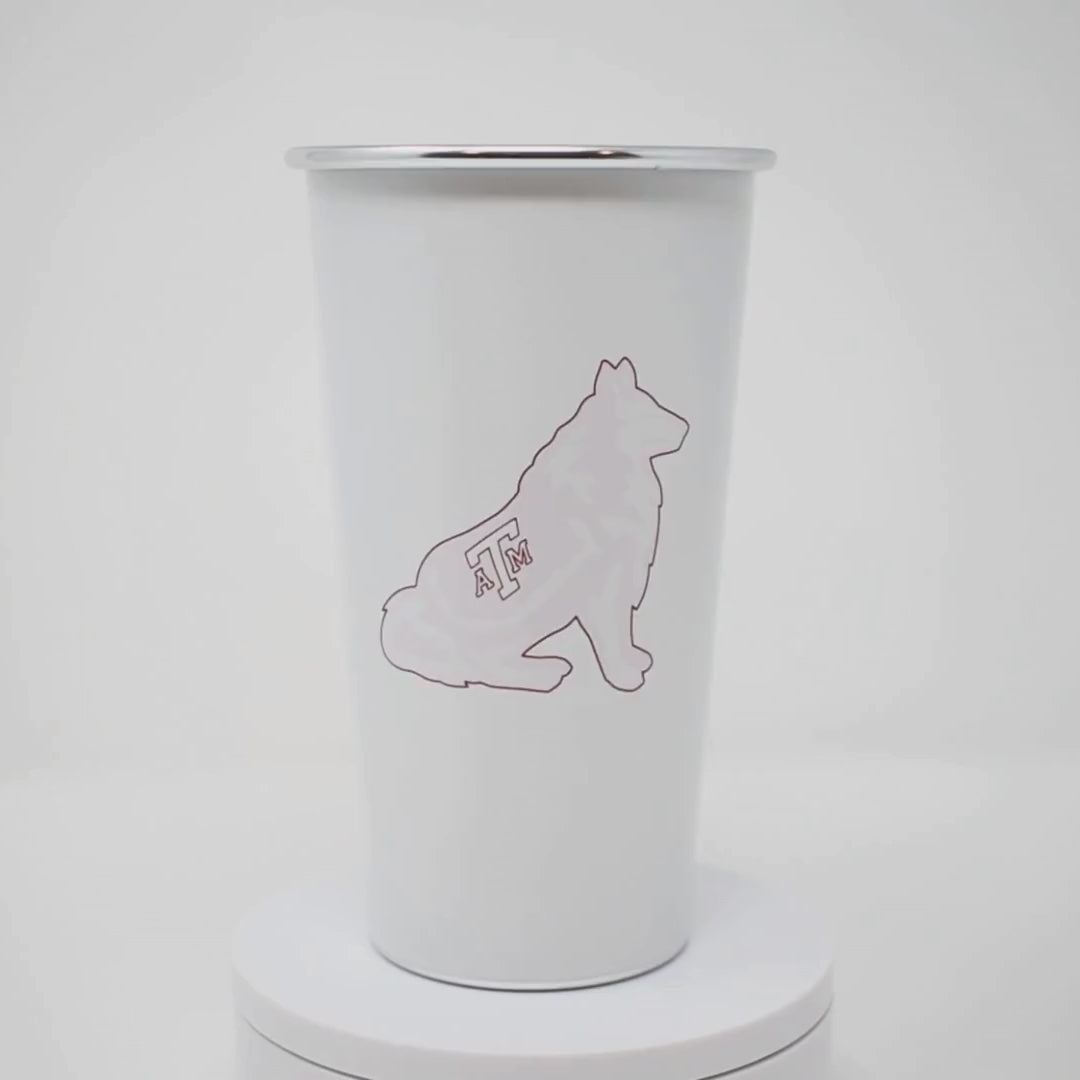 Collegiate Color Changing Aluminum Cup (20 oz)